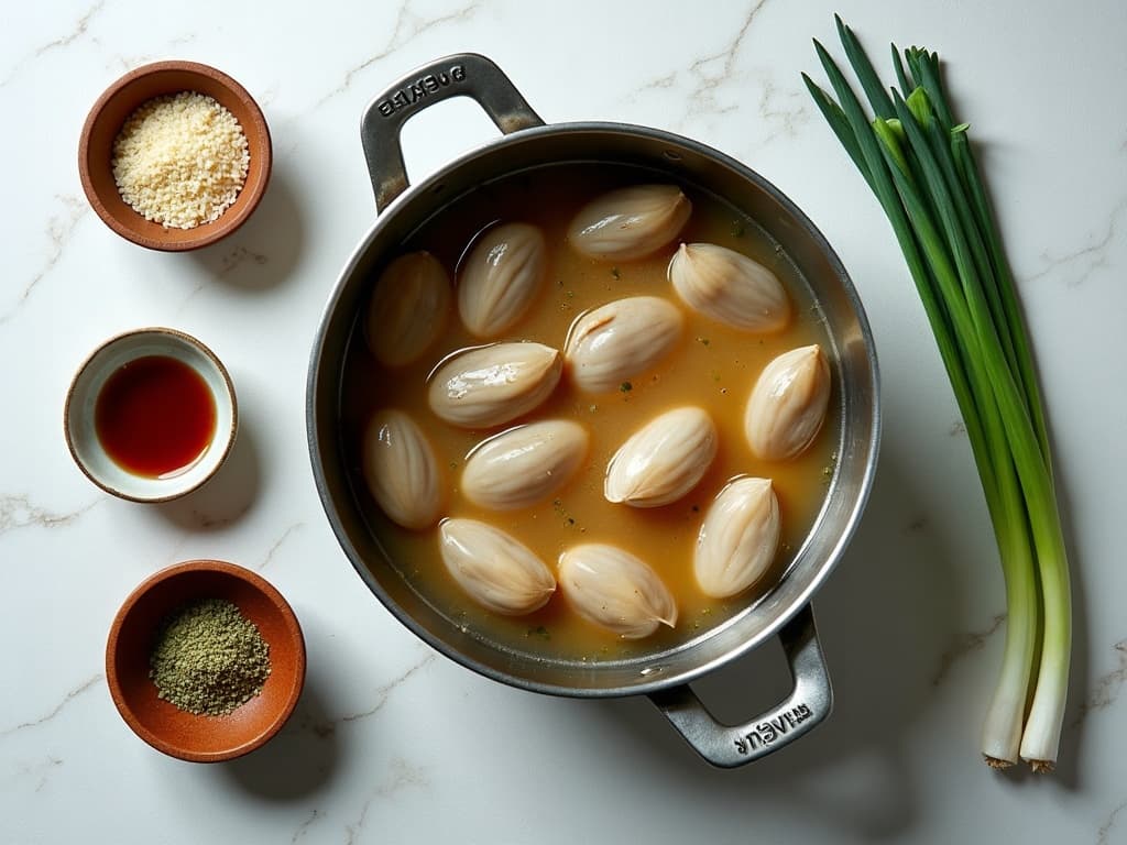 바지락 술찜 재료